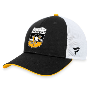 Pittsburgh Penguins čepice baseballová kšiltovka Draft 2023 Podium Trucker Adjustable Authentic Pro