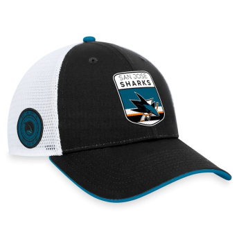 San Jose Sharks čepice baseballová kšiltovka Draft 2023 Podium Trucker Adjustable Authentic Pro
