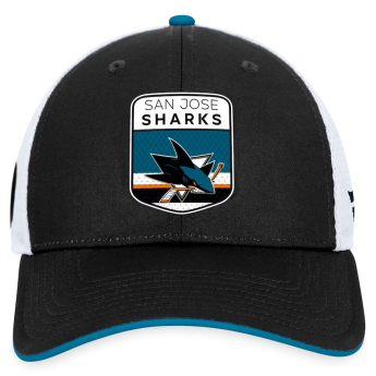 San Jose Sharks čepice baseballová kšiltovka Draft 2023 Podium Trucker Adjustable Authentic Pro