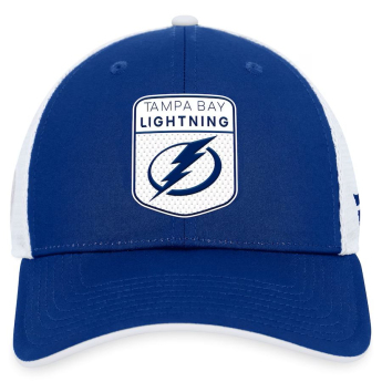 Tampa Bay Lightning čepice baseballová kšiltovka Draft 2023 Podium Trucker Adjustable Authentic Pro