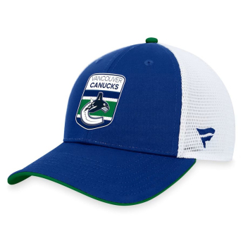 Vancouver Canucks čepice baseballová kšiltovka Draft 2023 Podium Trucker Adjustable Authentic Pro