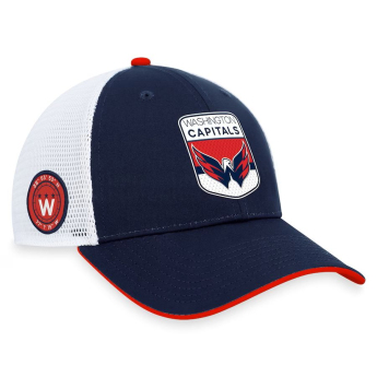 Washington Capitals čepice baseballová kšiltovka Draft 2023 Podium Trucker Adjustable Authentic Pro