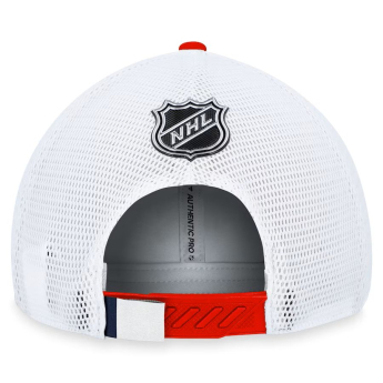 Washington Capitals čepice baseballová kšiltovka Draft 2023 Podium Trucker Adjustable Authentic Pro