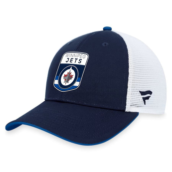 Winnipeg Jets čepice baseballová kšiltovka Draft 2023 Podium Trucker Adjustable Authentic Pro