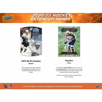 NHL boxy hokejové karty NHL 2022-23 Upper Deck Extended Series Blaster Box