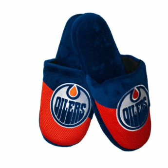 Edmonton Oilers pánské pantofle Logo Staycation Slipper