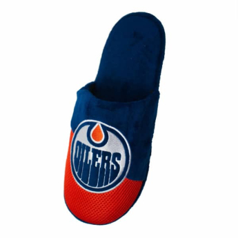 Edmonton Oilers pánské pantofle Logo Staycation Slipper
