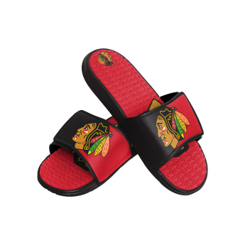 Chicago Blackhawks pánské pantofle Colorblock Slipper