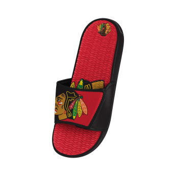 Chicago Blackhawks pánské pantofle Colorblock Slipper