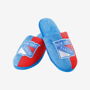 New York Rangers pánské pantofle Logo Staycation Slipper