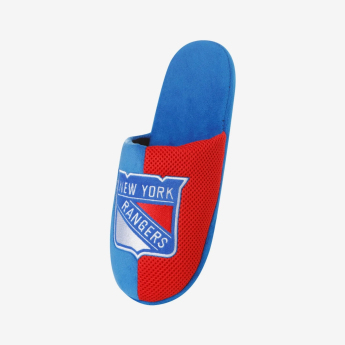 New York Rangers pánské pantofle Logo Staycation Slipper
