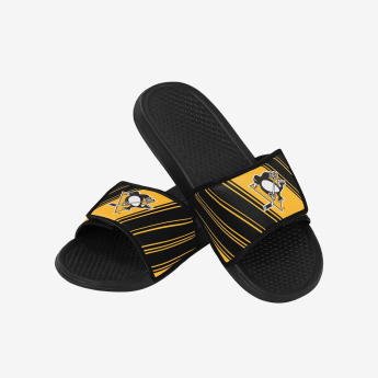 Pittsburgh Penguins pánské pantofle Legacy Velcro Sport Slide Slipper