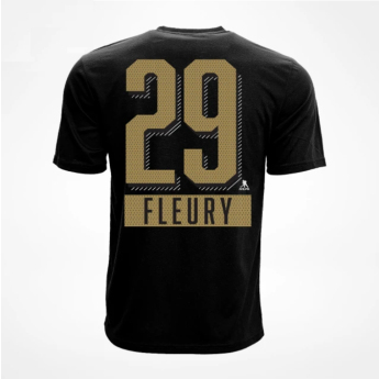 Vegas Golden Knights pánské tričko Marc-Andre Fleury Icing TEE black