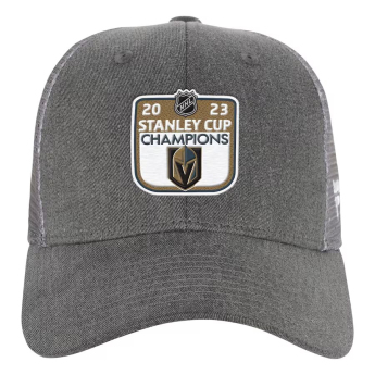 Vegas Golden Knights dětská čepice baseballová kšiltovka 2023 Stanley Cup Champions Locker Room Adjustable Hat greyS