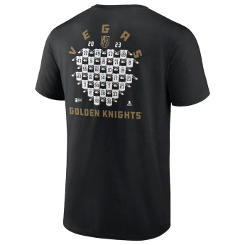 Vegas Golden Knights pánské tričko 2023 Stanley Cup Champions Jersey Roster