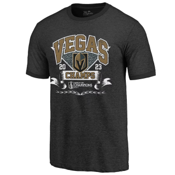 Vegas Golden Knights pánské tričko 2023 Stanley Cup Champions Ringer Tri-Blend