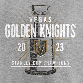 Vegas Golden Knights pánská mikina 2023 Stanley Cup Champions Shootout grey