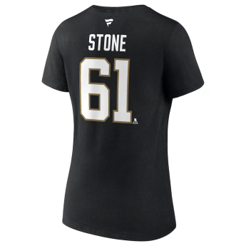 Vegas Golden Knights dámské tričko Mark Stone 2023 Stanley Cup Champions Authentic Stack Player Name & Number V-Neck