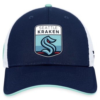 Seattle Kraken dětská čepice baseballová kšiltovka Draft 2023 Podium Trucker Adjustable Authentic Pro