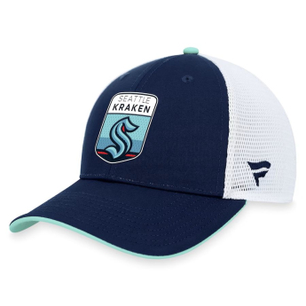 Seattle Kraken dětská čepice baseballová kšiltovka Draft 2023 Podium Trucker Adjustable Authentic Pro
