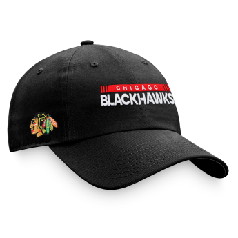 Chicago Blackhawks čepice baseballová kšiltovka Unstr Adj Black