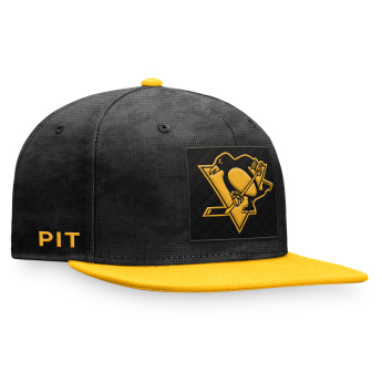 Pittsburgh Penguins čepice flat kšiltovka Black-Yellow Gold