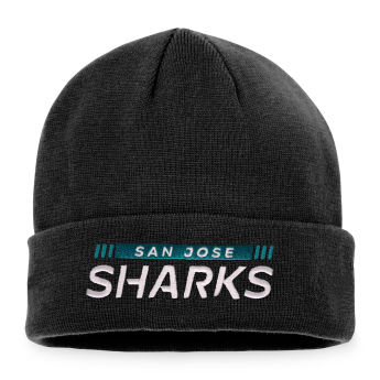 San Jose Sharks zimní čepice Cuffed Knit Black