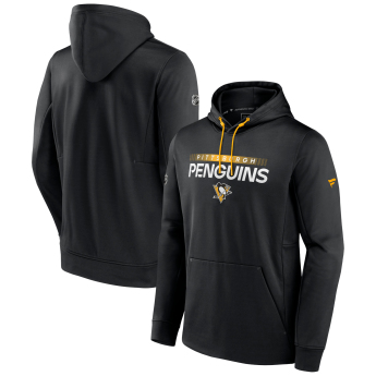 Pittsburgh Penguins pánská mikina s kapucí RINK Performance Black-Yellow Gold