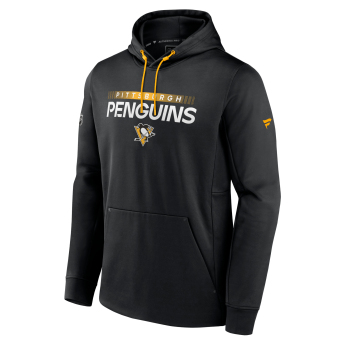 Pittsburgh Penguins pánská mikina s kapucí RINK Performance Black-Yellow Gold
