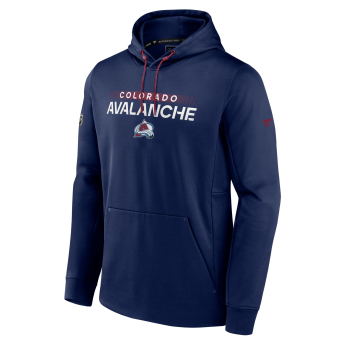 Colorado Avalanche pánská mikina s kapucí RINK Performance Navy-Dark Garnet