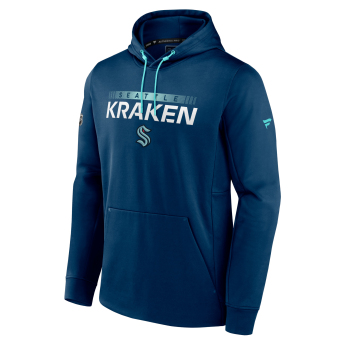 Seattle Kraken pánská mikina s kapucí Traditional Navy-Icy Blue