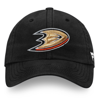 Anaheim Ducks čepice baseballová kšiltovka NHL Core Black Curved Unstructured Strapback Cap
