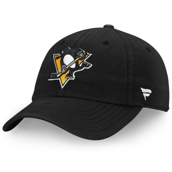 Pittsburgh Penguins čepice baseballová kšiltovka NHL Core Black Curved Unstructured