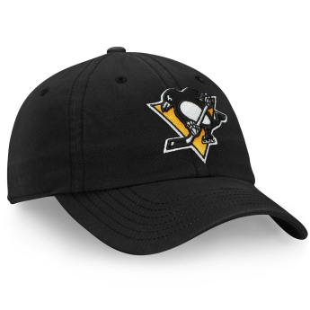 Pittsburgh Penguins čepice baseballová kšiltovka NHL Core Black Curved Unstructured