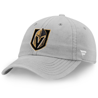 Vegas Golden Knights čepice baseballová kšiltovka NHL Core Grey Curved Unstructured Strapback Cap