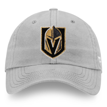 Vegas Golden Knights čepice baseballová kšiltovka NHL Core Grey Curved Unstructured Strapback Cap