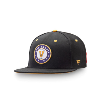 NHL produkty čepice flat kšiltovka Original Six Fitted - Black/Gold