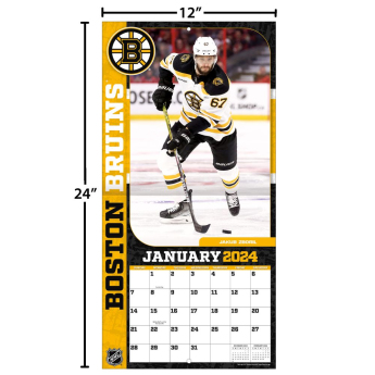 Boston Bruins kalendář 2024 Wall Calendar