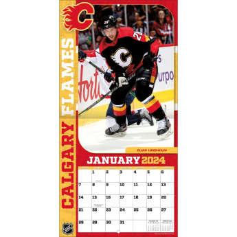 Calgary Flames kalendář 2024 Wall Calendar