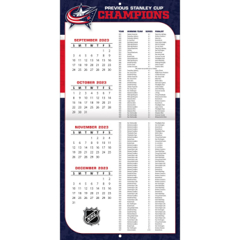 Columbus Blue Jackets kalendář 2024 Wall Calendar