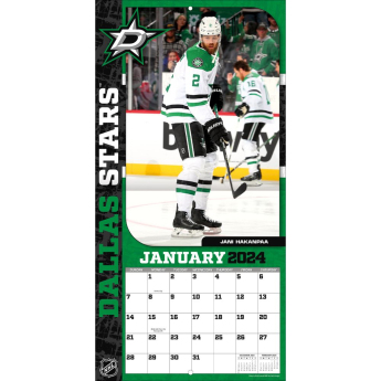 Dallas Stars kalendář 2024 Wall Calendar
