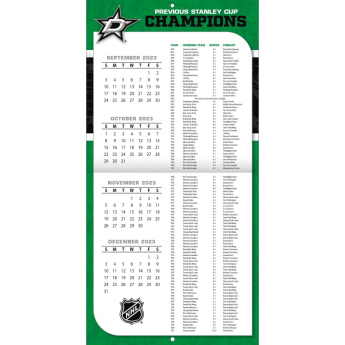 Dallas Stars kalendář 2024 Wall Calendar