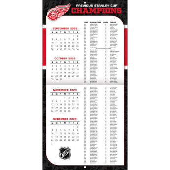 Detroit Red Wings kalendář 2024 Wall Calendar
