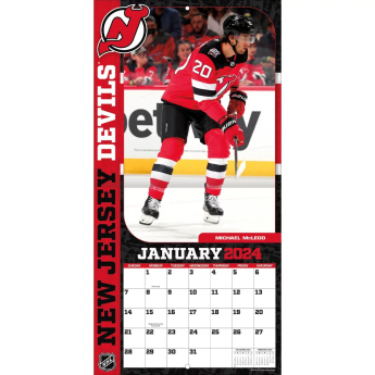 New Jersey Devils kalendář 2024 Wall Calendar