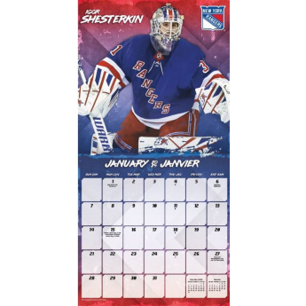 NHL produkty kalendář Stoppers 2024 Wall Calendar