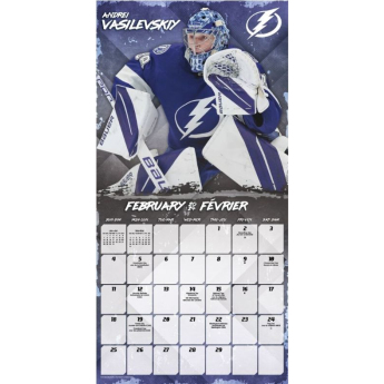 NHL produkty kalendář Stoppers 2024 Wall Calendar
