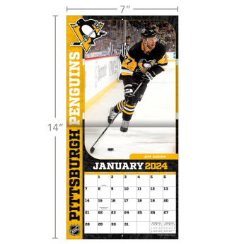 Pittsburgh Penguins kalendář 2024 Wall Calendar
