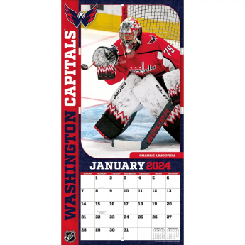 Washington Capitals kalendář 2024 Wall Calendar