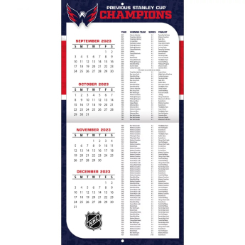 Washington Capitals kalendář 2024 Wall Calendar