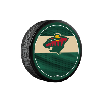 Minnesota Wild puk Reverse Retro Jersey 2022 Souvenir Collector Hockey Puck